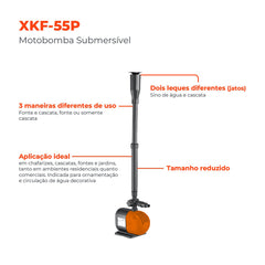 Bomba Submersa para Fonte XKF-55P 55W - Lepono
