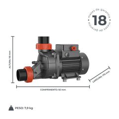 Bomba d'água para Hidromassagem LSPA1100 1,0HP - Lepono