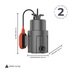 Bomba d'água Submersível STK50F 0,5HP - Lepono