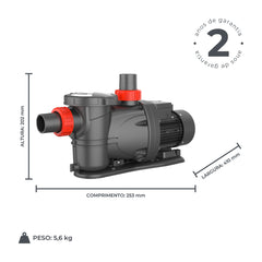 Bomba d'água para Piscina XKP305 1/4HP - Lepono