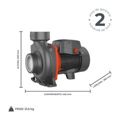 Bomba d'água Centrífuga ACM150 2,0HP - Lepono
